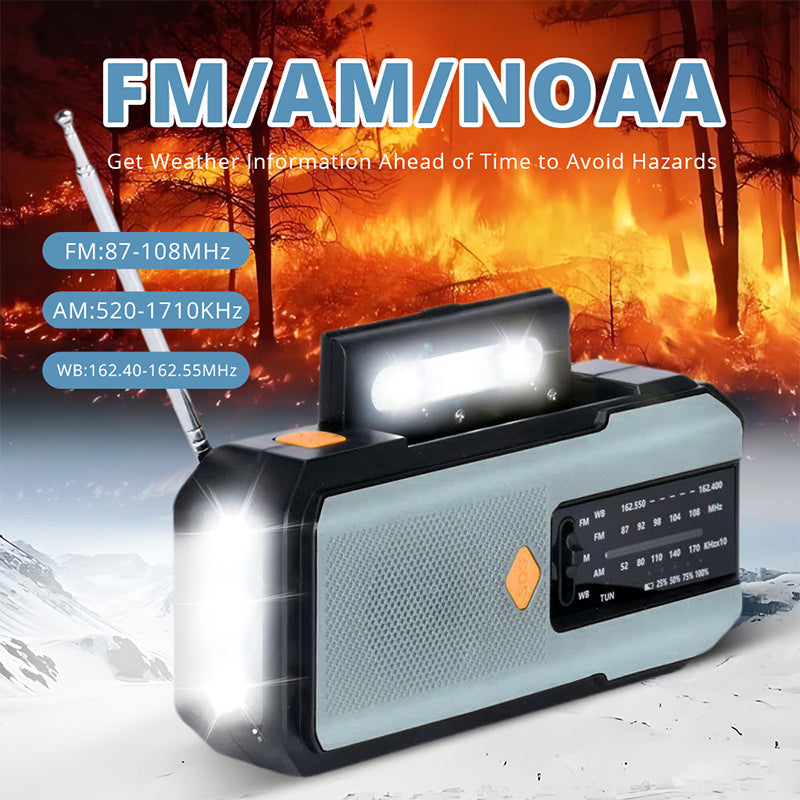 📢 LIMITED-TIME 48% OFF! 🌦️ Solar Hand-Crank Emergency Weather Radio – Stay Informed & Powered During Storms, Power Cuts & Off-Grid Trips ✨