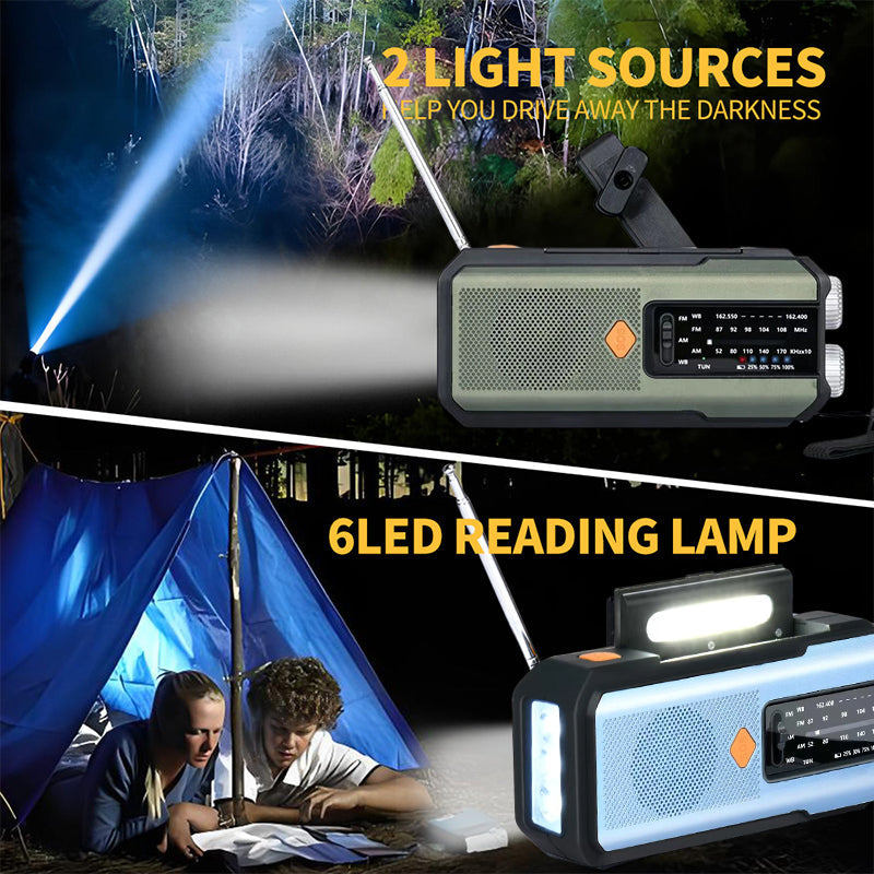 📢 LIMITED-TIME 48% OFF! 🌦️ Solar Hand-Crank Emergency Weather Radio – Stay Informed & Powered During Storms, Power Cuts & Off-Grid Trips ✨