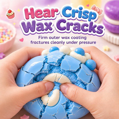 📢📢49% OFF !! ⏰DIY Crispy Squeeze Ball Toy Set with Wax Coating and Satisfying Crunchy Sound for Stress Relief