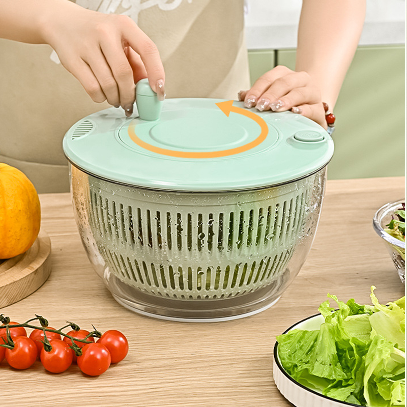 📢📢49% OFF !! ⏰Salad Spinner with Multi-Function Lid