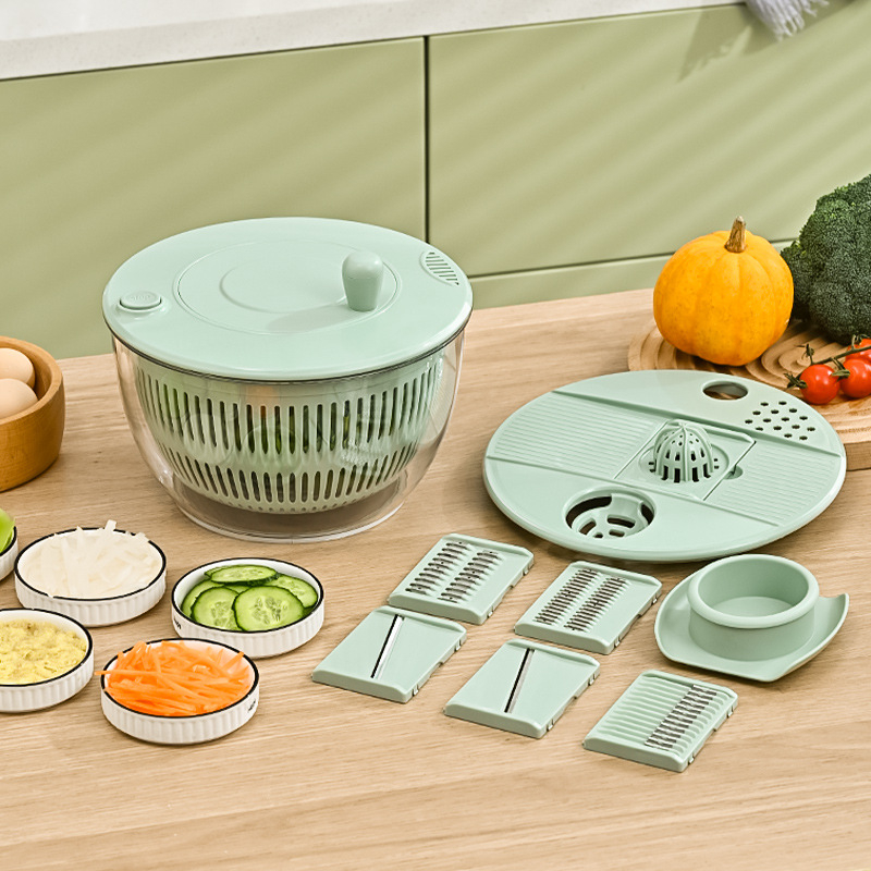 📢📢49% OFF !! ⏰Salad Spinner with Multi-Function Lid