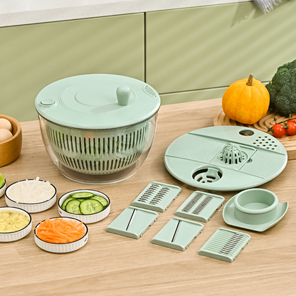📢📢49% OFF !! ⏰Salad Spinner with Multi-Function Lid