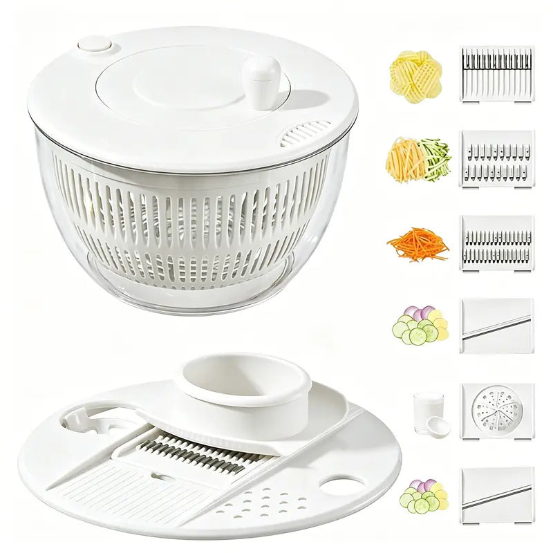 📢📢49% OFF !! ⏰Salad Spinner with Multi-Function Lid