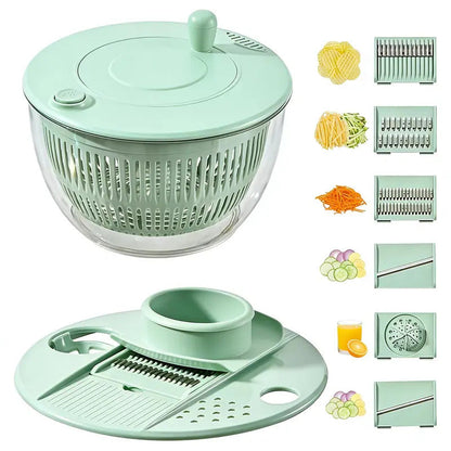 📢📢49% OFF !! ⏰Salad Spinner with Multi-Function Lid