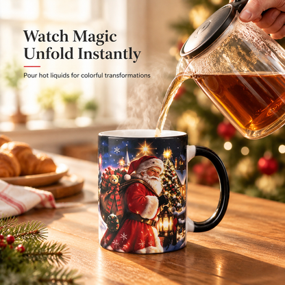 🏆HOT SALE 49% OFF🎄Christmas Santa Claus Heat-Activated Color-Changing Mug