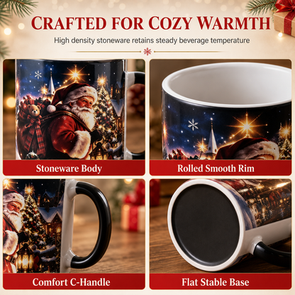 🏆HOT SALE 49% OFF🎄Christmas Santa Claus Heat-Activated Color-Changing Mug
