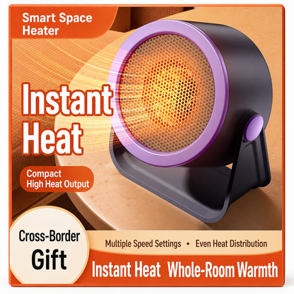 📢📢 49% OFF🔥 Portable Desktop Heater – Adjustable Warm Air & Two Heat Settings for Home and Office