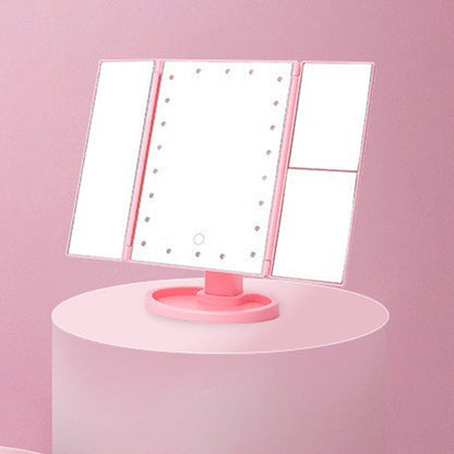 🏆HOT SALE 49% OFF✨Tri-Fold Makeup Mirror with Lights
