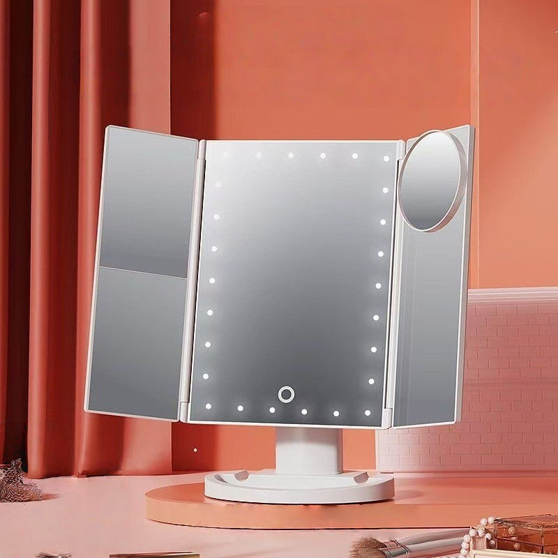 🏆HOT SALE 49% OFF✨Tri-Fold Makeup Mirror with Lights