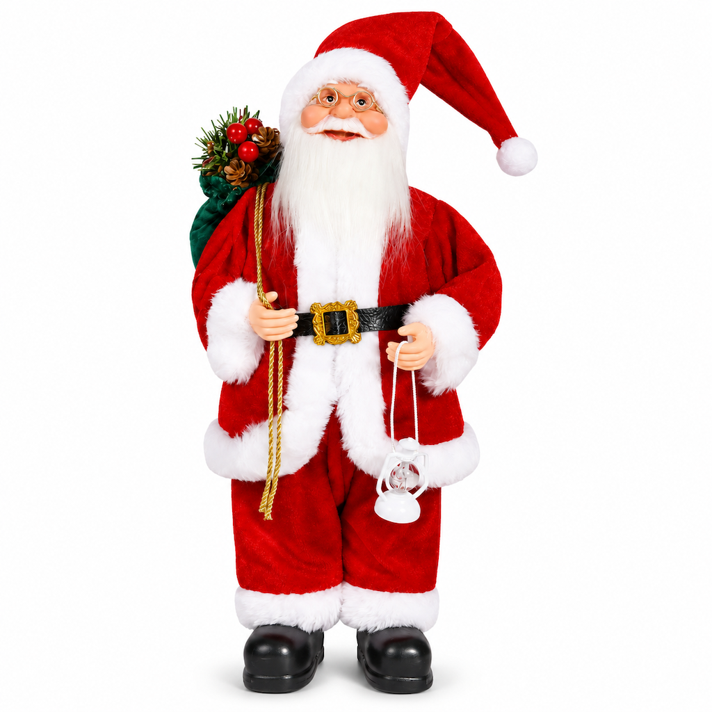 🏆Christmas Specials🎄Decorative Standing Santa Claus Christmas Backpack Santa Doll Holiday Tabletop Ornament