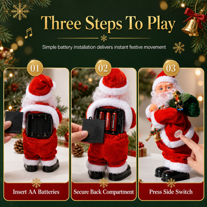 ⏳🔥LIMITED-TIME 49% OFF! ⏰ Dancing Musical Santa Claus Christmas Toy🎅