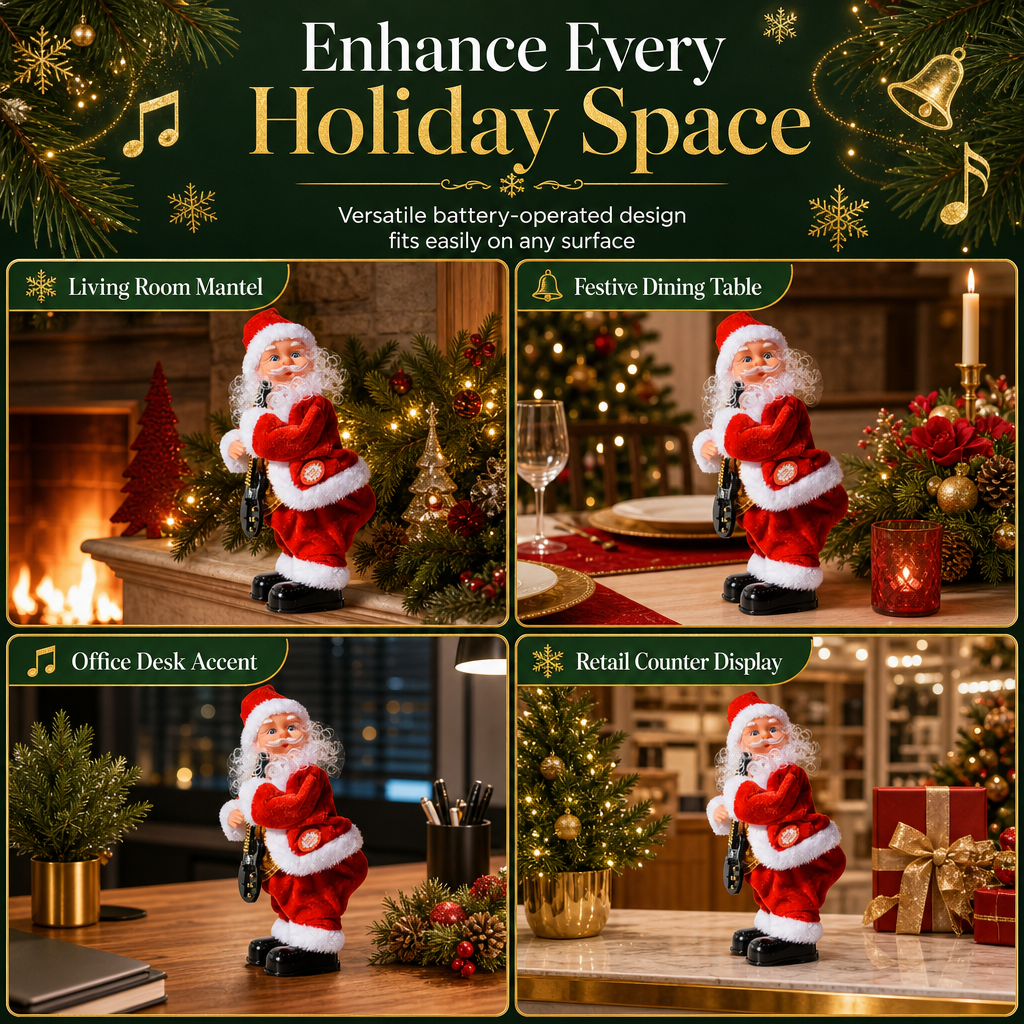 ⏳🔥LIMITED-TIME 49% OFF! ⏰ Dancing Musical Santa Claus Christmas Toy🎅