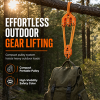 🏆LIMITED-TIME OFFER🔧Hoist Block and Tackle Hunting Equipment Hoisting System