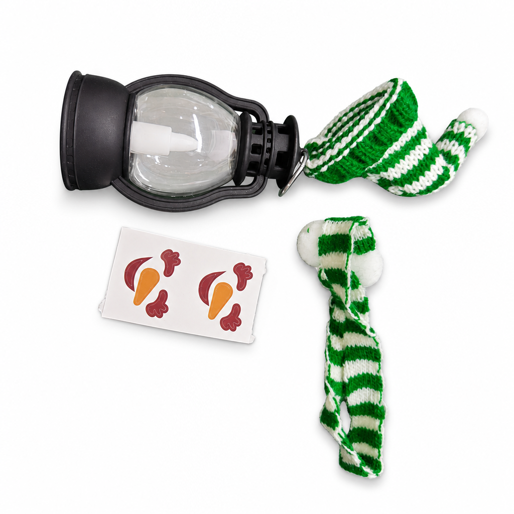 🏆Christmas Specials🎄Mini Christmas Snowman Lantern Portable Night Light with Hat and Scarf for