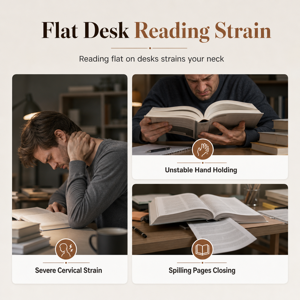 🏆HOT SALE 49% OFF🖥️Transparent Acrylic 360 Degree Rotating Desktop Book Stand and Tablet Holder