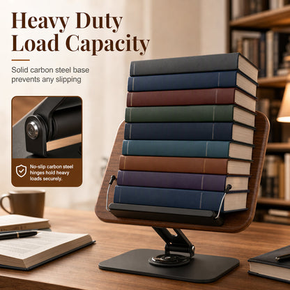 🏆HOT SALE 49% OFF🖥️Transparent Acrylic 360 Degree Rotating Desktop Book Stand and Tablet Holder