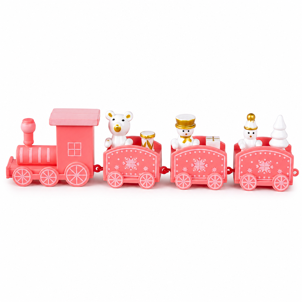 📢📢 49% OFF🎄Mini Christmas Train Ornament – Festive Tabletop Decor, Window Display & Cake Topper