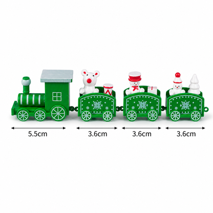 📢📢 49% OFF🎄Mini Christmas Train Ornament – Festive Tabletop Decor, Window Display & Cake Topper