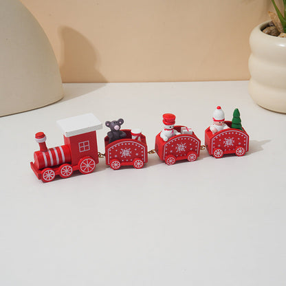 📢📢 49% OFF🎄Mini Christmas Train Ornament – Festive Tabletop Decor, Window Display & Cake Topper