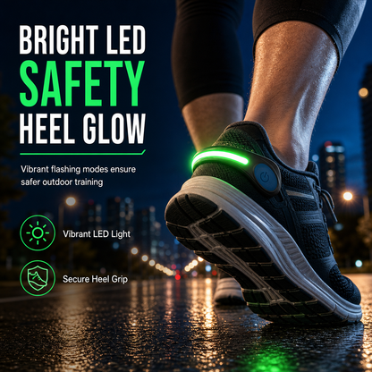 📢📢49% OFF !! ⏰LED Glowing Shoe Clip Light Flashing Safety Warning Light for Night Running and Cycling