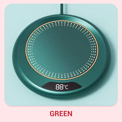 🥳2026 HOT SALE🥳💞50K+ SOLD! ☕🔥 49% OFF! Electric Coffee Mug Warmer – 3-temp touch control keeps drinks hot all day. Fits all flat cups – never drink cold coffee again! 🛡️✅