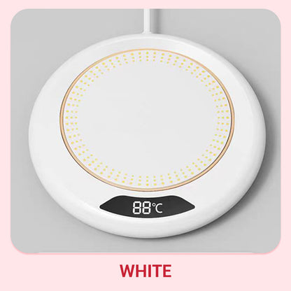 🥳2026 HOT SALE🥳💞50K+ SOLD! ☕🔥 49% OFF! Electric Coffee Mug Warmer – 3-temp touch control keeps drinks hot all day. Fits all flat cups – never drink cold coffee again! 🛡️✅
