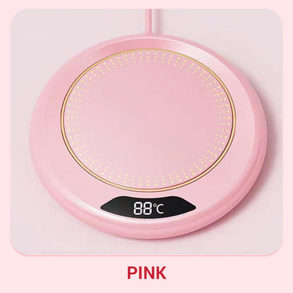 🥳2026 HOT SALE🥳💞50K+ SOLD! ☕🔥 49% OFF! Electric Coffee Mug Warmer – 3-temp touch control keeps drinks hot all day. Fits all flat cups – never drink cold coffee again! 🛡️✅