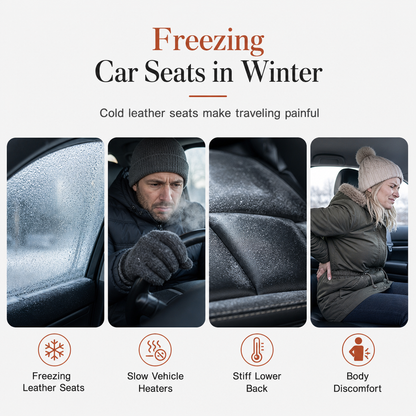 📢📢 49% OFF🚗12V Heated Car Seat Cushion – Electric Winter Seat Warmer for Cozy Driving Comfort