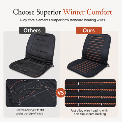 📢📢 49% OFF🚗12V Heated Car Seat Cushion – Electric Winter Seat Warmer for Cozy Driving Comfort