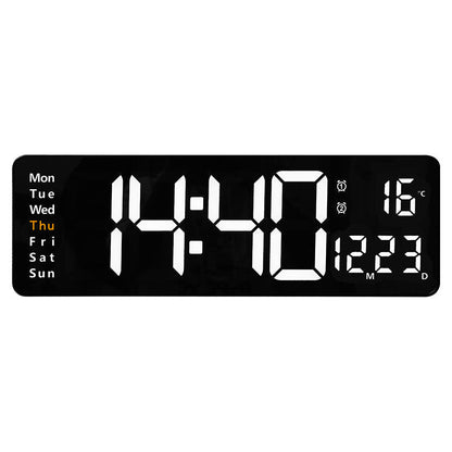 📢📢48% OFF !! ⏰16" Large Digital Clock with Temperature, Date, Auto DST, Night Light, Auto Brightness Dimmer