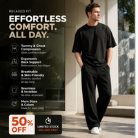🔥Last Day Sale 49% OFF⏰👔Men's T-Shirt & Wide-Leg Pants 2-Piece Set🎁